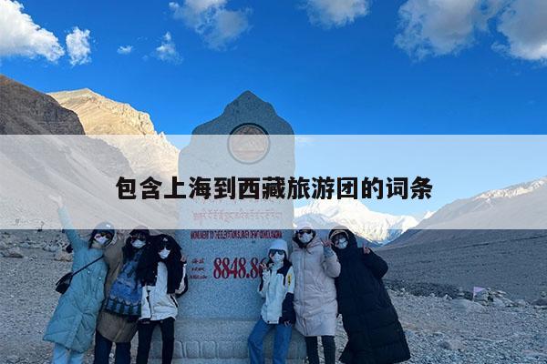 包含上海到西藏旅游团的词条
